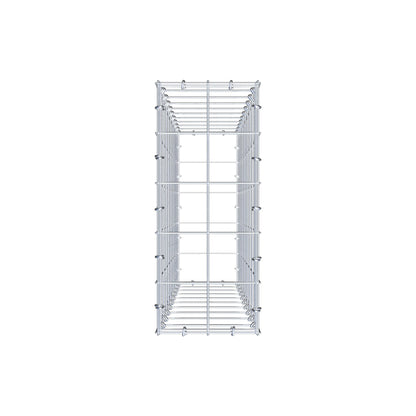 Gabion 100 cm x 20 cm x 50 cm (L x H x D), maskestørrelse 10 cm x 10 cm, C-ring