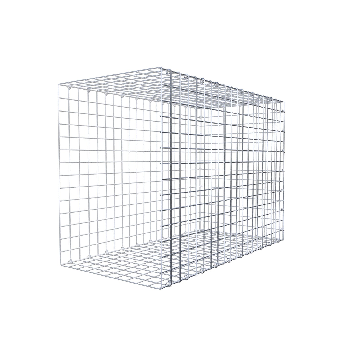 Type 2 oplegkorf 100 cm x 70 cm x 50 cm (L x H x D), maaswijdte 5 cm x 5 cm, C-ring