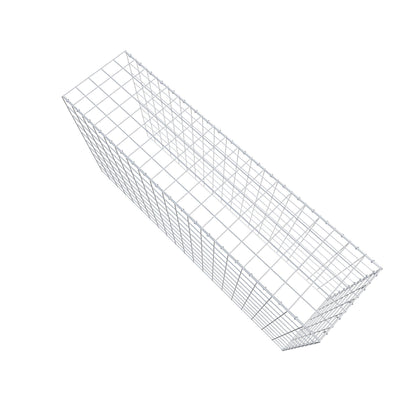 Fourche rapportée type 4 200 cm x 100 cm x 50 cm (L x H x P), mailles 10 cm x 10 cm, anneau en C