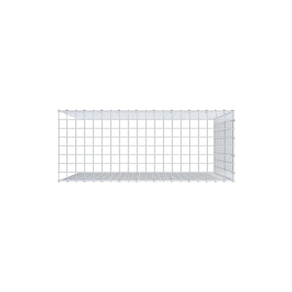 Monteret gabion type 4 100 cm x 90 cm x 40 cm (L x H x D), maskestørrelse 5 cm x 5 cm, C-ring
