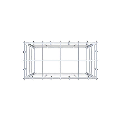 Anbaugabione Typ 3 50 cm x 40 cm x 20 cm (L x H x T), Maschenweite 10 cm x 10 cm, C-Ring