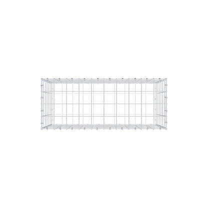 Gabion 100 cm x 60 cm x 40 cm (L x H x D), maskstorlek 10 x 10 cm, spiralring