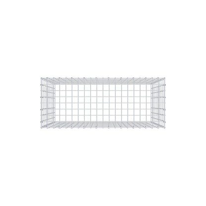 Anbaugabione Typ 3 100 cm x 90 cm x 40 cm (L x H x T), Maschenweite 5 cm x 10 cm, C-Ring