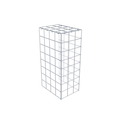 Gabbione aggiuntivo tipo 4 80 cm x 40 cm x 30 cm (L x H x P), maglia 10 cm x 10 cm, anello a C