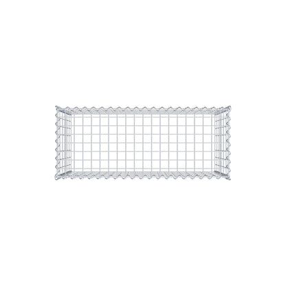 Extra gabion typ 3 100 cm x 60 cm x 40 cm (L x H x D), maskstorlek 5 cm x 10 cm, spiral