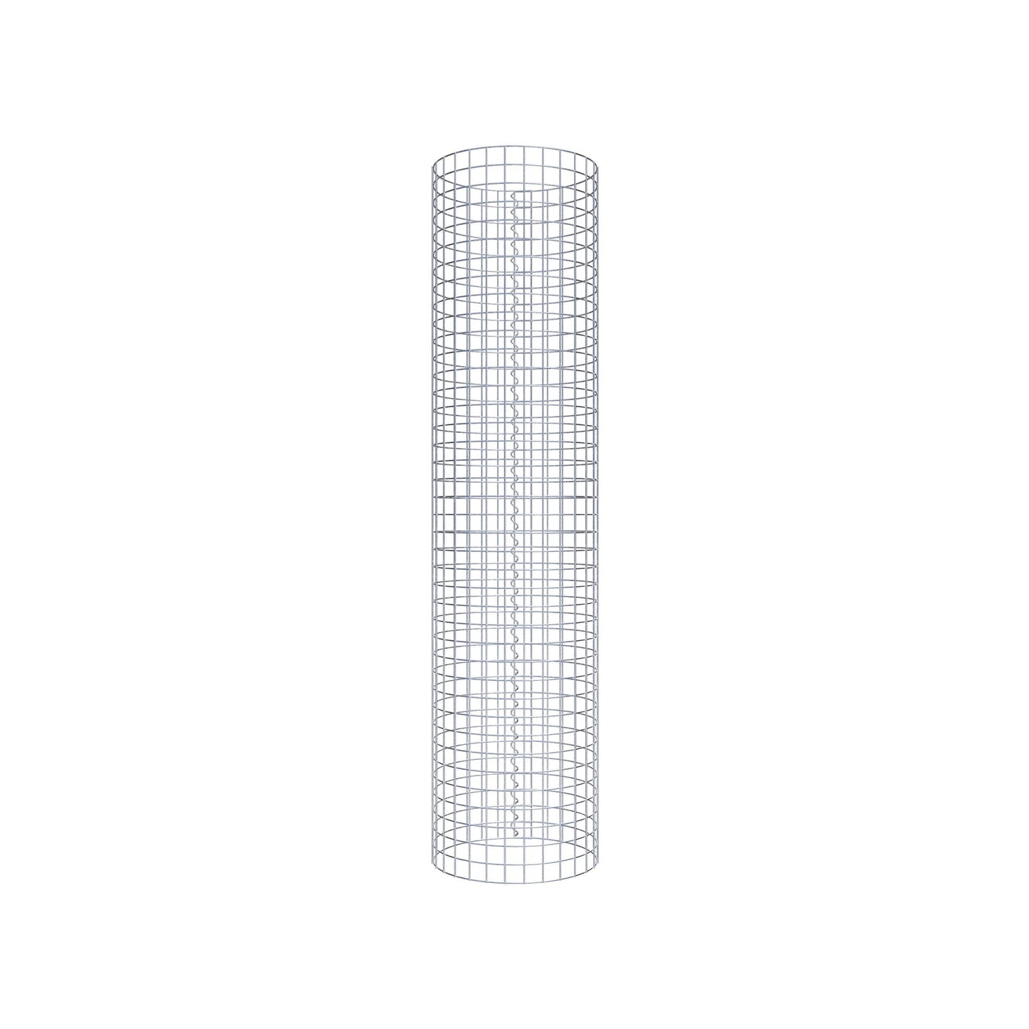 Colonna gabbionata rotonda 47 cm di diametro, 200 cm di altezza, maglia 5 cm x 5 cm