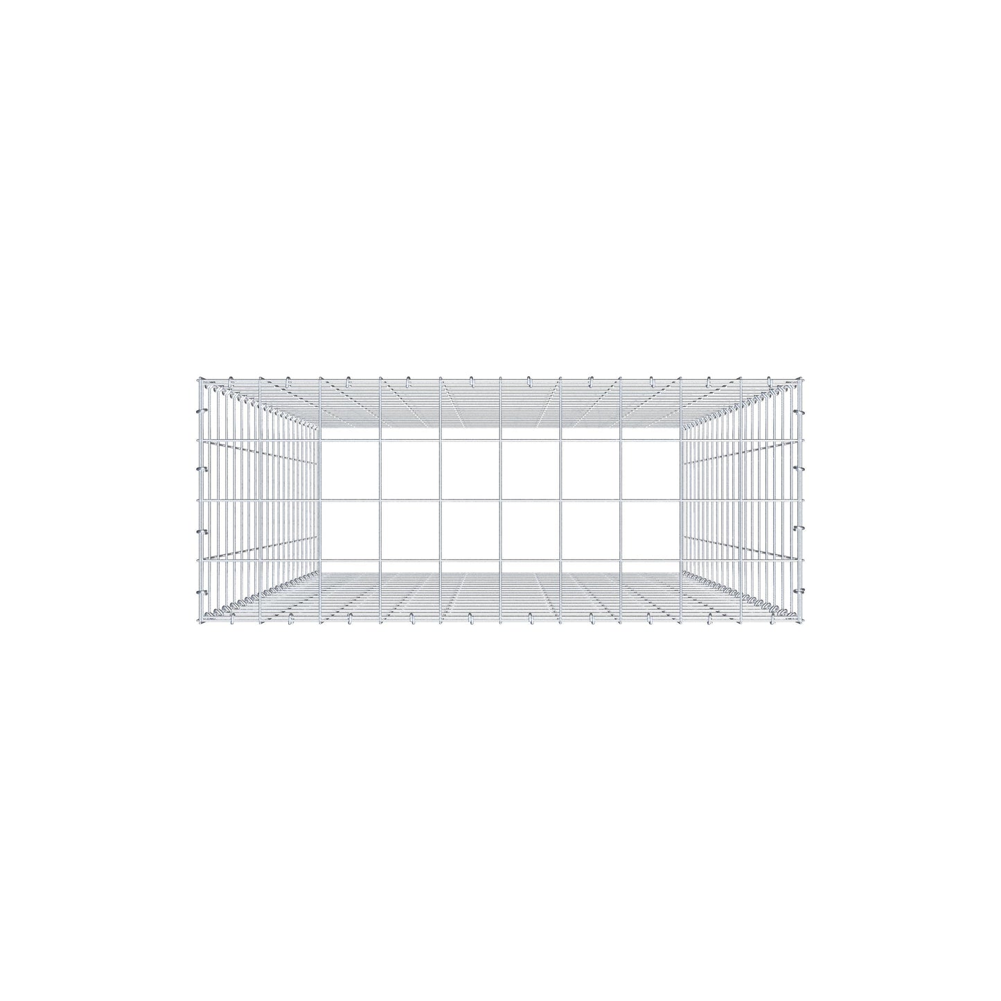 Pile aggiuntivo tipo 3 200 cm x 100 cm x 40 cm (L x H x P), maglia 10 cm x 10 cm, anello a C