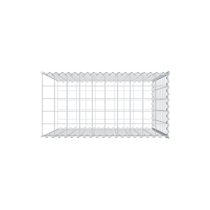 Grown-on gabion type 2 100 cm x 100 cm x 50 cm (L x H x D), mesh size 10 cm x 10 cm, spiral