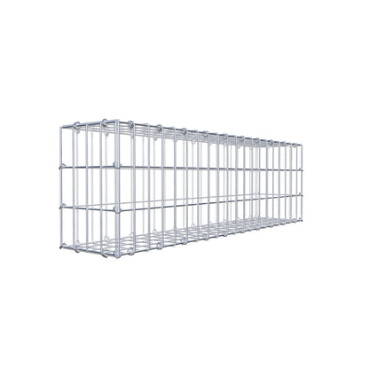 Gabion 100 cm x 30 cm x 20 cm (L x H x P), mailles 5 cm x 10 cm, anneau en C