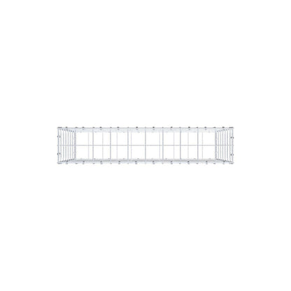 Gabion 100 cm x 70 cm x 20 cm (L x H x D), maskestørrelse 10 x 10 cm, spiralring
