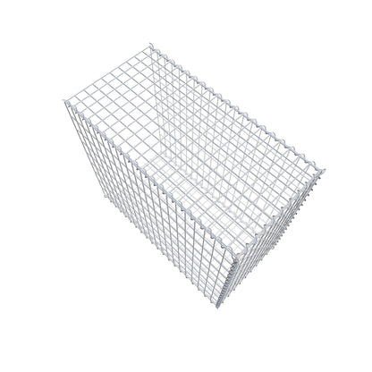 Anbaugabione Typ 2 100 cm x 90 cm x 50 cm (L x H x T), Maschenweite 5 cm x 10 cm, Spirale