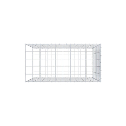 Anbaugabione Typ 2 100 cm x 90 cm x 50 cm (L x H x T), Maschenweite 10 cm x 10 cm, C-Ring