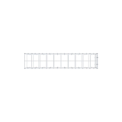 Gavión acoplable tipo 2 100 cm x 20 cm x 20 cm (L x A x P), malla 10 cm x 10 cm, anillo en C
