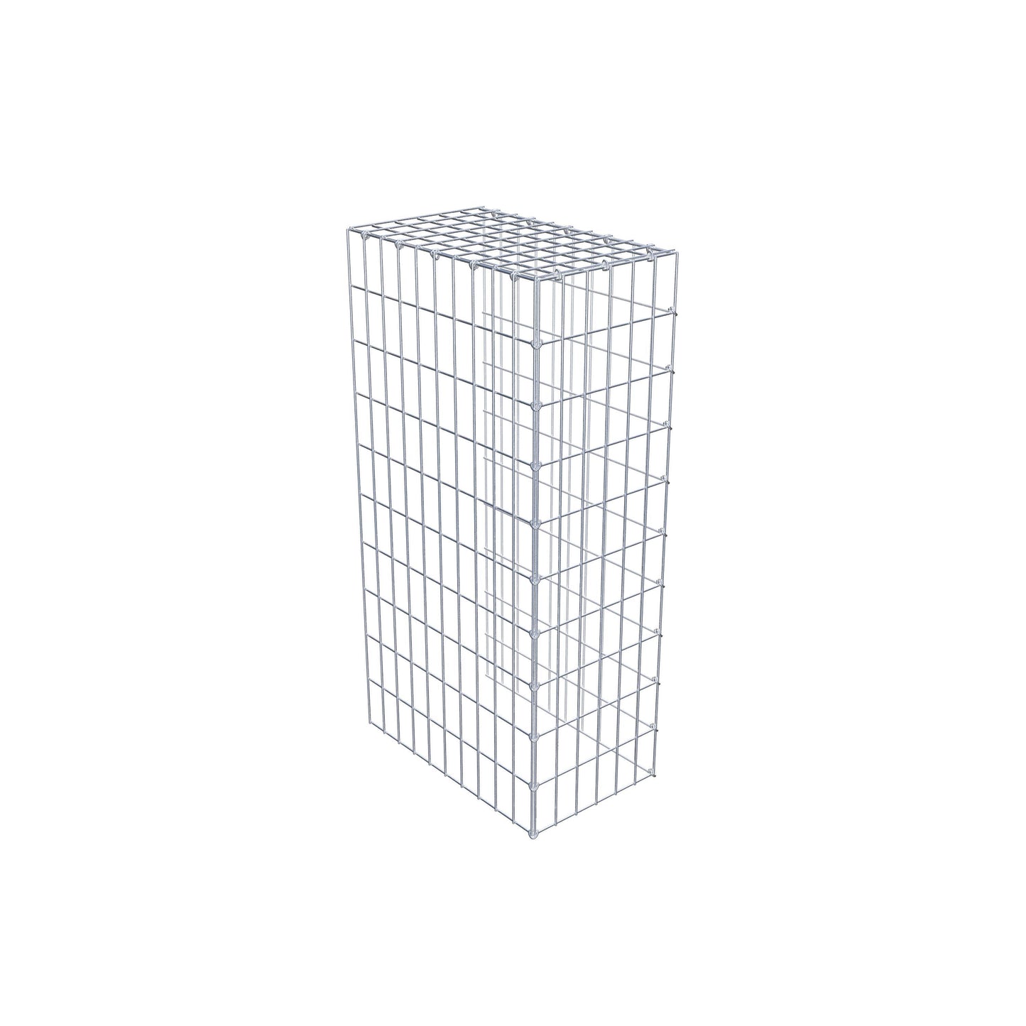 Fourche rapportée type 4 100 cm x 50 cm x 30 cm (L x H x P), mailles 5 cm x 10 cm, anneau C