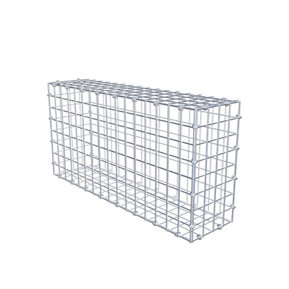 Gabbione 80 cm x 40 cm x 20 cm (L x H x P), maglia 5 x 5 cm, anello a spirale