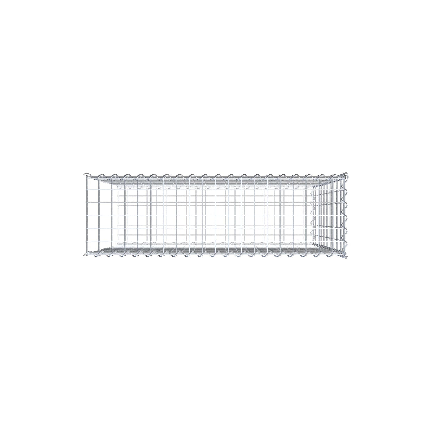 Påväxt gabion typ 2 100 cm x 100 cm x 30 cm (L x H x D), maskstorlek 5 cm x 10 cm, spiral