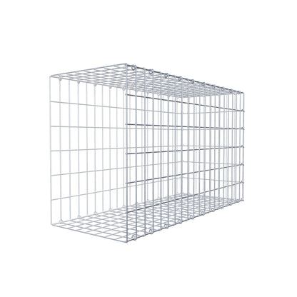 Mounted gabion type 2 100 cm x 60 cm x 40 cm, mesh size 5 cm x 10 cm, C-ring