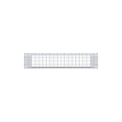 Gabbione 100 cm x 70 cm x 20 cm (L x H x P), maglia 5 cm x 5 cm, anello a C