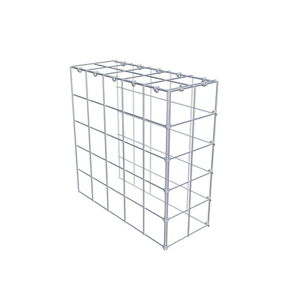Anbaugabione Typ 4 50 cm x 50 cm x 20 cm (L x H x T), Maschenweite 10 cm x 10 cm, C-Ring