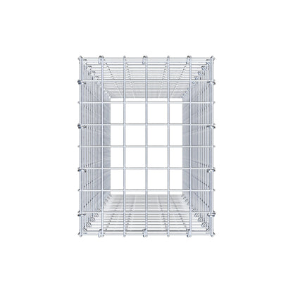 Gabbione aggiuntivo di tipo 3 100 cm x 30 cm x 40 cm (L x A x P), maglia 5 cm x 5 cm, anello a C
