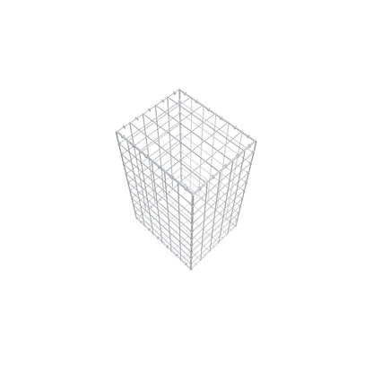 Gabion 100 cm x 60 cm x 50 cm (L x H x D), maskestørrelse 10 cm x 10 cm, C-ring