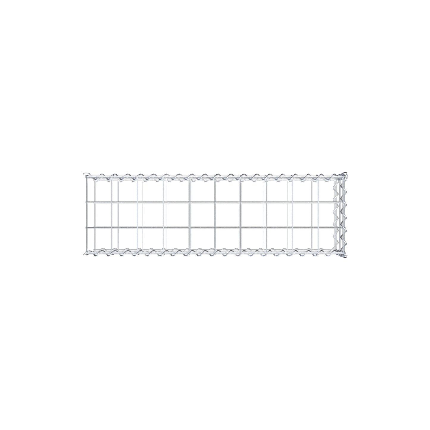 Gabbione aggiuntivo tipo 2 100 cm x 20 cm x 30 cm (L x A x P), maglia 10 cm x 10 cm, spirale