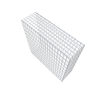 Mounted gabion type 2 100 cm x 100 cm x 30 cm, mesh size 5 cm x 10 cm, C-ring