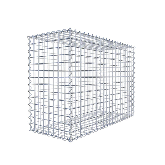 Gabion 100 cm x 70 cm x 40 cm (L x H x D), maskestørrelse 5 cm x 5 cm, spiral