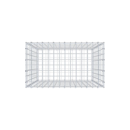 Gabion 100 cm x 70 cm x 40 cm (L x H x D), maskestørrelse 5 cm x 10 cm, C-ring