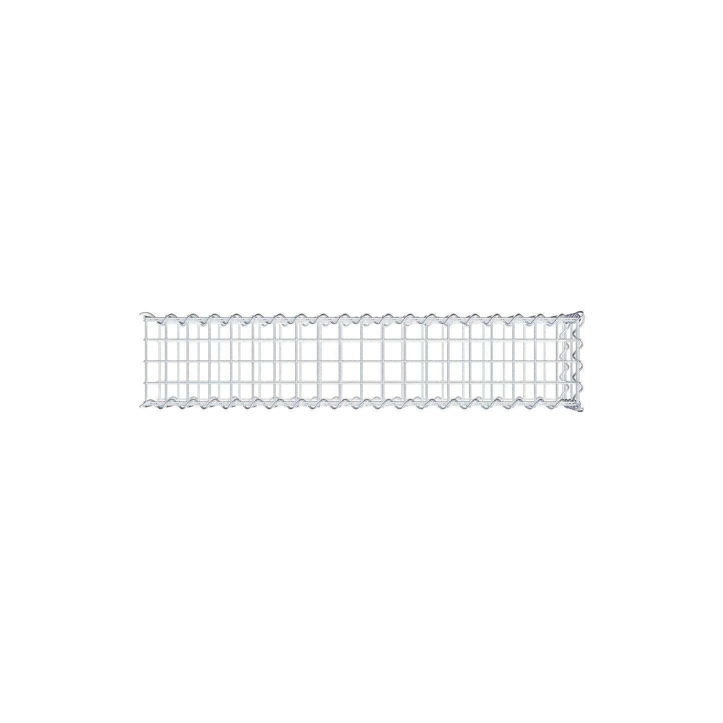 Anbaugabione Typ 2 100 cm x 20 cm x 20 cm (L x H x T), Maschenweite 5 cm x 10 cm, Spirale