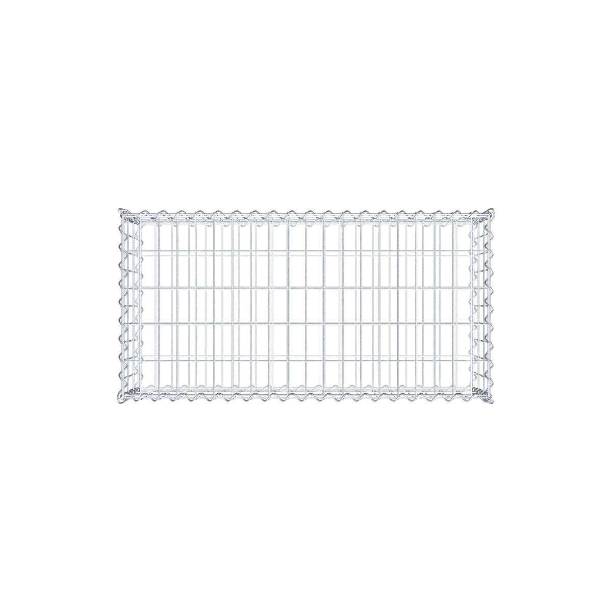 Gabione 100 cm x 30 cm x 50 cm (L x H x T), Maschenweite 5 cm x 10 cm, Spirale