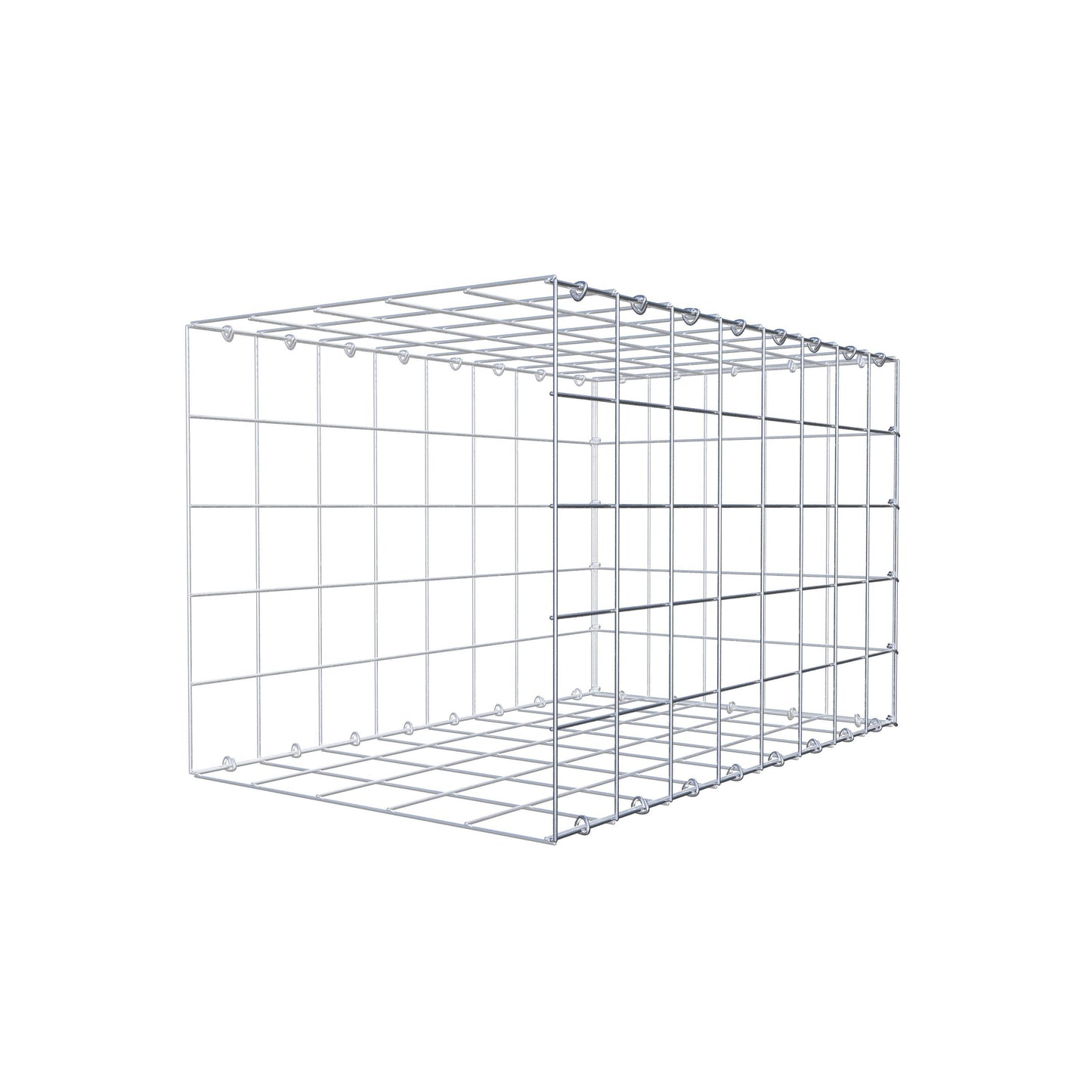 Toegevoegde pool type 2 80 cm x 50 cm x 50 cm (L x H x D), maaswijdte 10 cm x 10 cm, C-ring