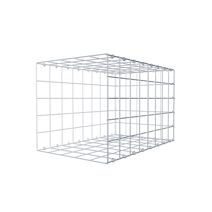 Toegevoegde pool type 2 80 cm x 50 cm x 50 cm (L x H x D), maaswijdte 10 cm x 10 cm, C-ring