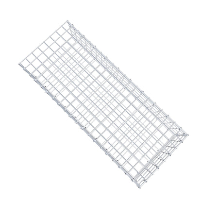 Type 2 oplegkorf 100 cm x 20 cm x 40 cm (L x H x D), maaswijdte 5 cm x 5 cm, C-ring