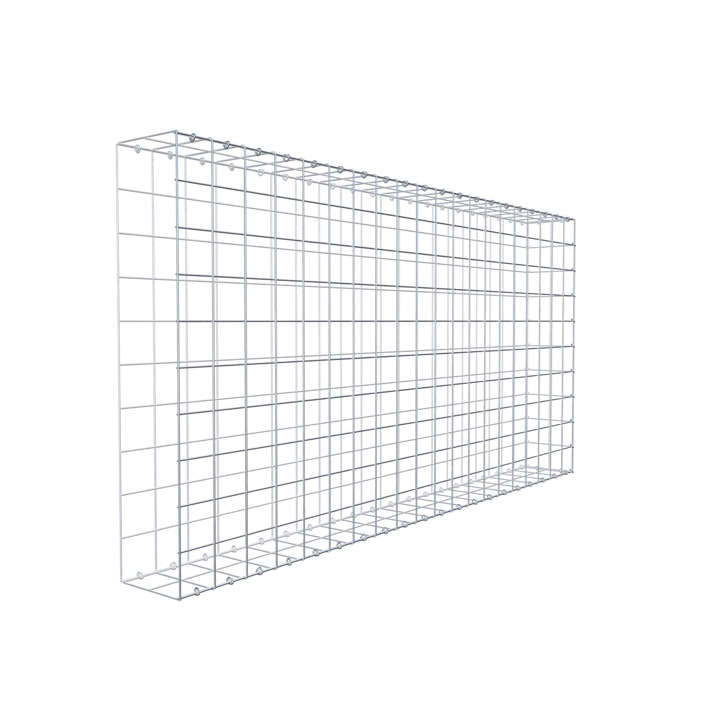 Anbaugabione Typ 2 200 cm x 100 cm x 20 cm (L x H x T), Maschenweite 10 cm x 10 cm, C-Ring