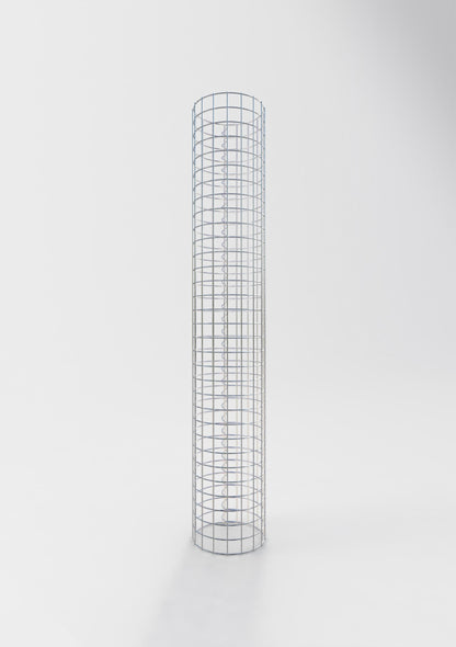 Gabionensäule rund 27 cm Durchmesser, 160 cm Höhe, Maschenweite 5 cm x 5 cm