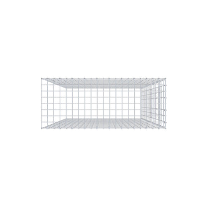 Anbaugabione Typ 4 200 cm x 100 cm x 40 cm (L x H x T), Maschenweite 5 cm x 10 cm, C-Ring