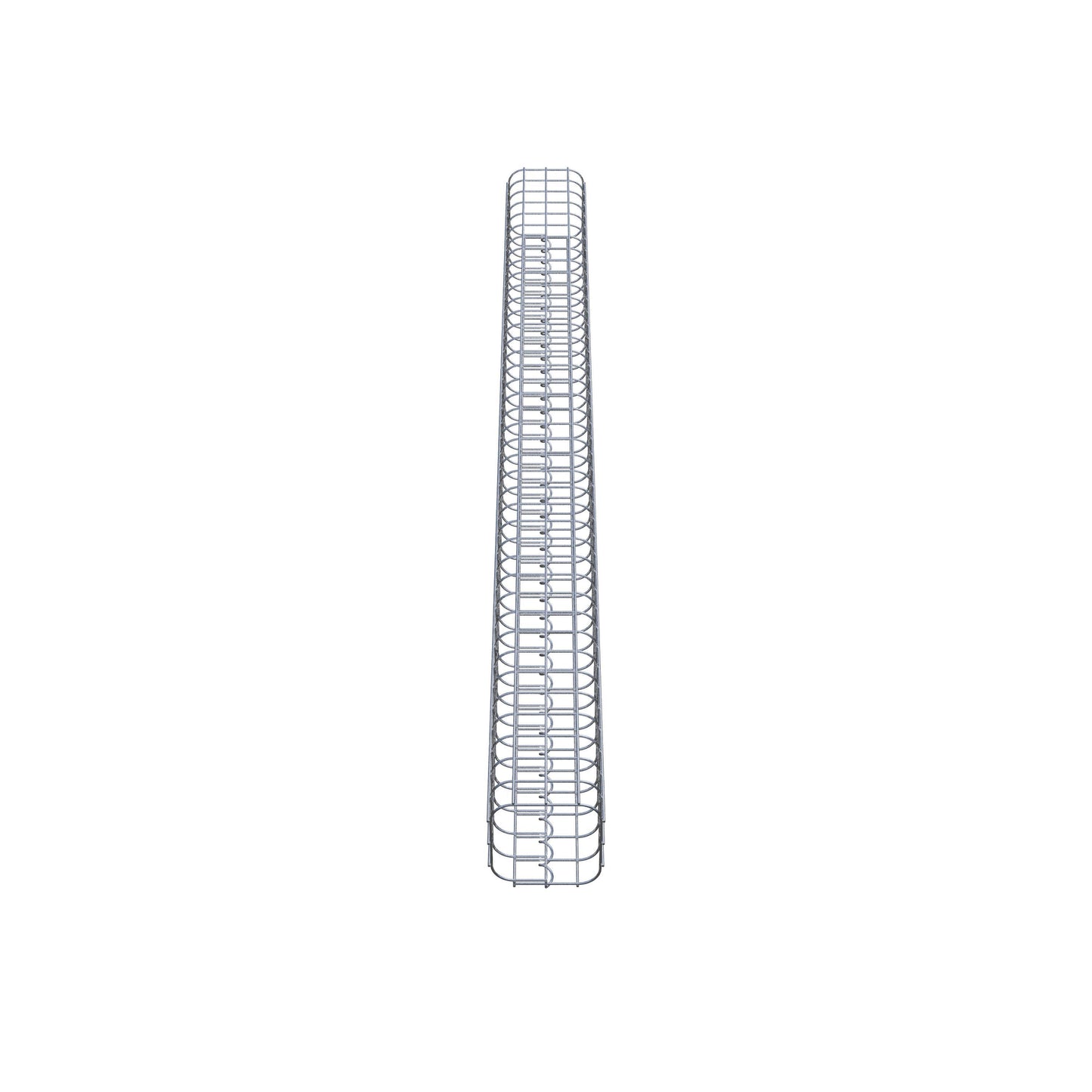 Gabionensäule eckig feuerverzinkt, 17 cm x 17 cm, 200 cm Höhe, MW 5 cm x 5 cm