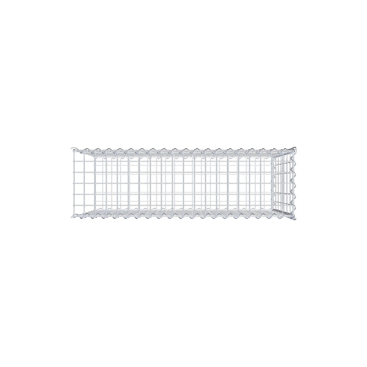 Anbaugabione Typ 2 100 cm x 70 cm x 30 cm (L x H x T), Maschenweite 5 cm x 10 cm, Spirale