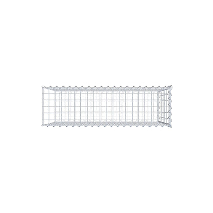 Anbaugabione Typ 2 100 cm x 70 cm x 30 cm (L x H x T), Maschenweite 5 cm x 10 cm, Spirale