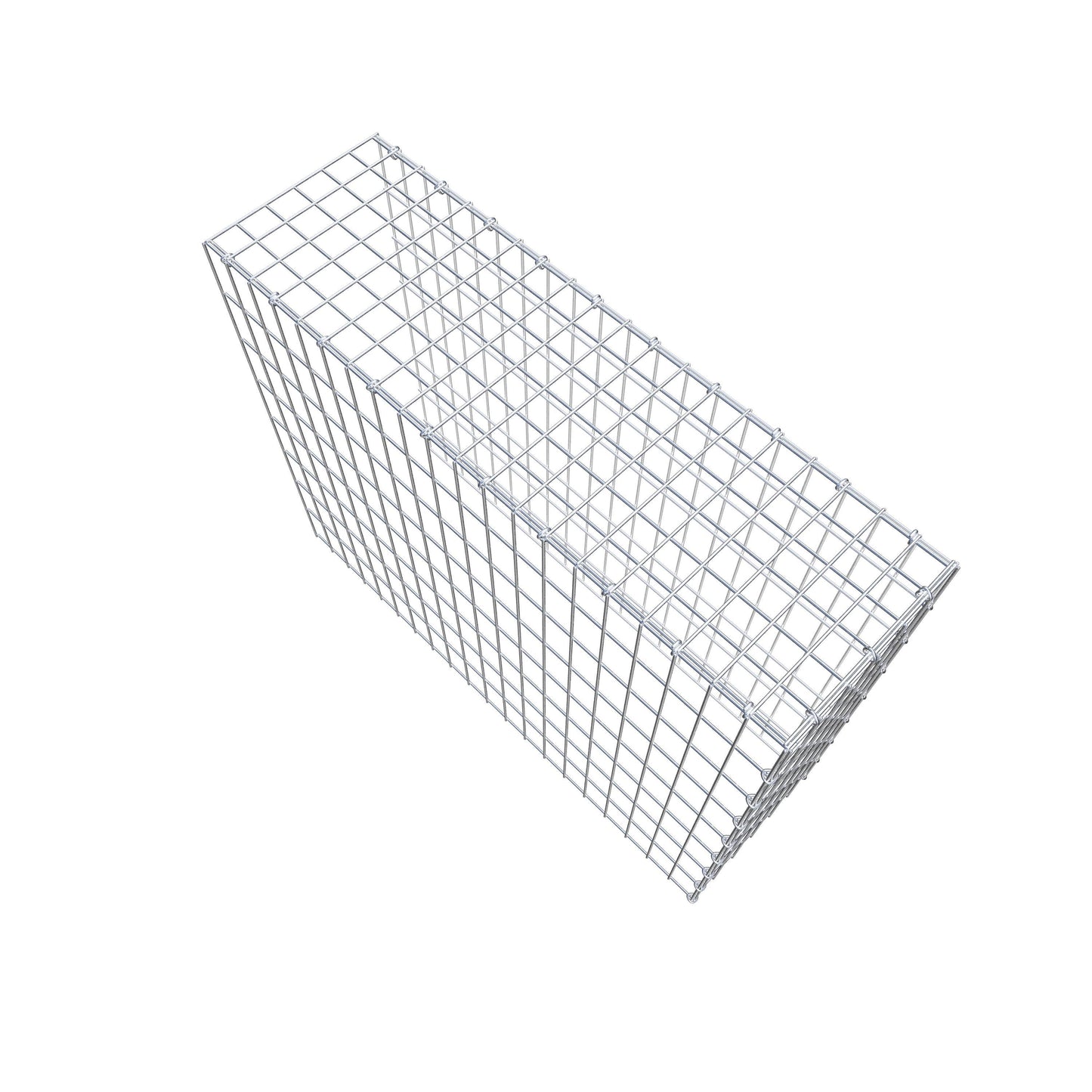Gavión adicional tipo 4 100 cm x 80 cm x 30 cm (L x A x P), malla 5 cm x 10 cm, anillo en C