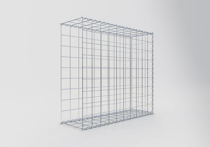 Anbaugabione Typ 2 100 cm x 90 cm x 30 cm (L x H x T), Maschenweite 10 cm x 10 cm, Spirale