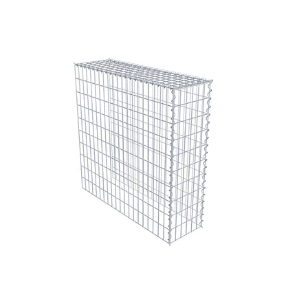 Anbaugabione Typ 4 100 cm x 100 cm x 30 cm (L x H x T), Maschenweite 5 cm x 10 cm, Spirale