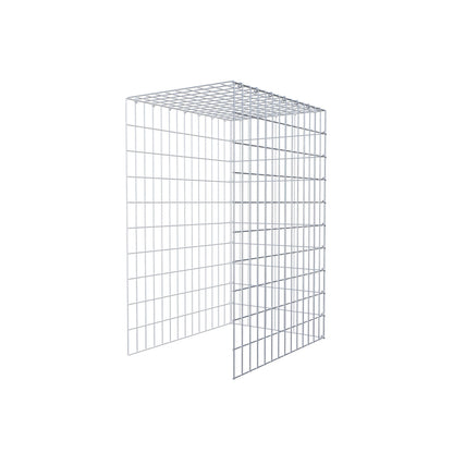 Fourche rapportée type 4 100 cm x 70 cm x 50 cm (L x H x P), mailles 5 cm x 10 cm, anneau C