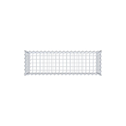 Gabion 100 cm x 40 cm x 30 cm (L x H x D), mesh size 5 cm x 5 cm, spiral
