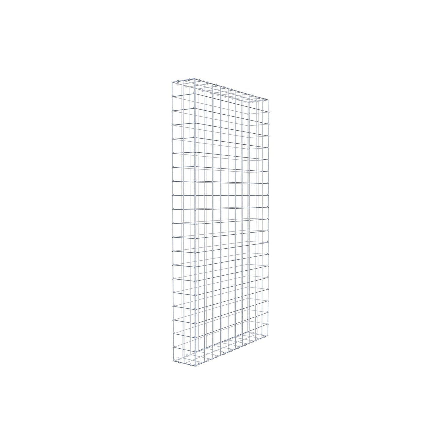 Gabion 200 cm x 100 cm x 20 cm (L x H x D), mesh size 10 cm x 10 cm, C-ring
