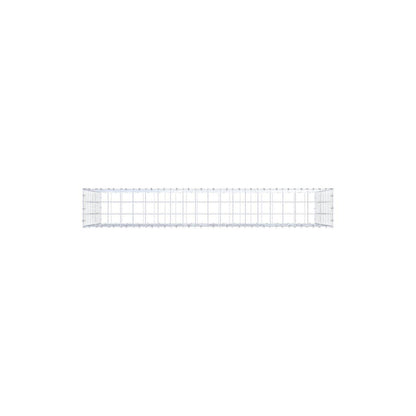 Gabion 200 cm x 100 cm x 30 cm (L x H x D), maskstorlek 10 x 10 cm, spiralring