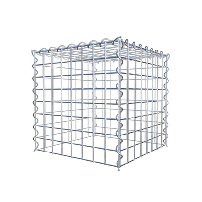 Anbaugabione Typ 3 40 cm x 40 cm x 40 cm (L x H x T), Maschenweite 5 cm x 5 cm, Spirale