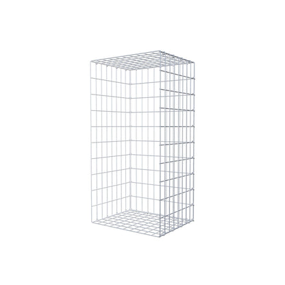 Anbaugabione Typ 2 100 cm x 40 cm x 50 cm, Maschenweite 5 cm x 10 cm, C-Ring