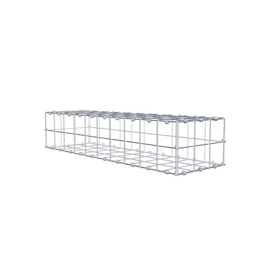 Gabion 100 cm x 20 cm x 30 cm (L x H x D), mesh size 10 x 10 cm, spiral ring